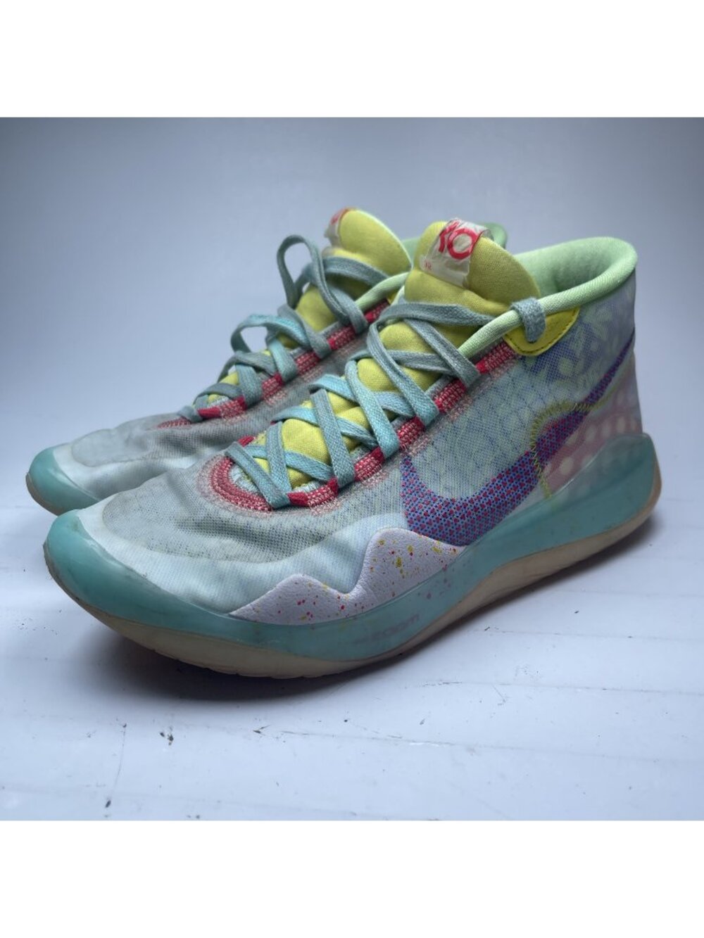 Nike Zoom KD12 EYBL NRG CK1195-300 Peach Jam Kevin Durant Men's Size 6.5 US Read